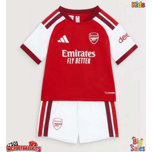 Arsenal Declan Rice #41 Replica Home Stadium Kit for Kids 2026-27 Short Sleeve (+ pants)